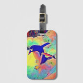 ペンギン ラゲッジタグ (正面縦)