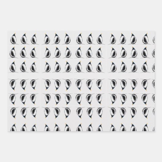 ペンギン ラッピングペーパーシート (正面)