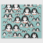 ペンギン ラッピングペーパー (フラット)