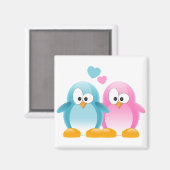 ペンギン・ラブ マグネット (正面/裏面)