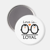 ペンギン・ラブ マグネット (正面/裏面)