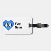 ペンギン・ラブ ラゲッジタグ (裏面横)