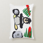 ペンギン ロック クリスマス アクセントクッション (正面(垂直))