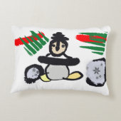 ペンギン ロック クリスマス アクセントクッション (裏面)