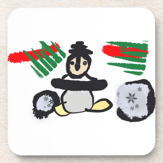 ペンギン ロック クリスマス コースター (正面)