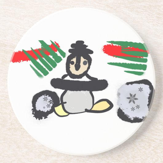 ペンギン ロック クリスマス コースター (正面)