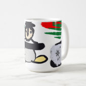 ペンギン ロック クリスマス コーヒーマグカップ (正面右)