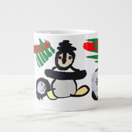 ペンギン ロック クリスマス ジャンボコーヒーマグカップ