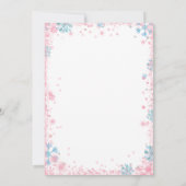 ペンギン・ワドルか？性別開示 招待状 (裏面)