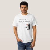 ペンギン、何か。か。  それは私が誓うtabaccoです!! tシャツ (正面フル)