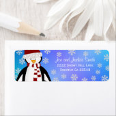 ペンギン:冬の住所 シール (インサイチュ)