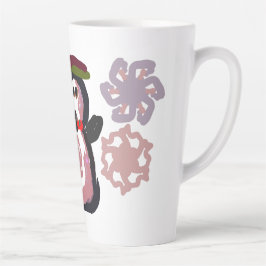 ペンギン 冬  カフェラテマグ