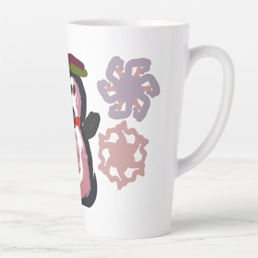 ペンギン 冬 カフェラテマグ (右)
