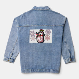 ペンギン 冬  デニムジャケット