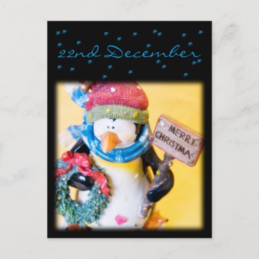 ペンギン・出現暦はがき ポストカード (正面)