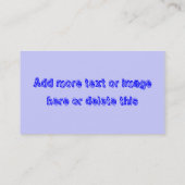 ペンギン 名刺 (裏面)