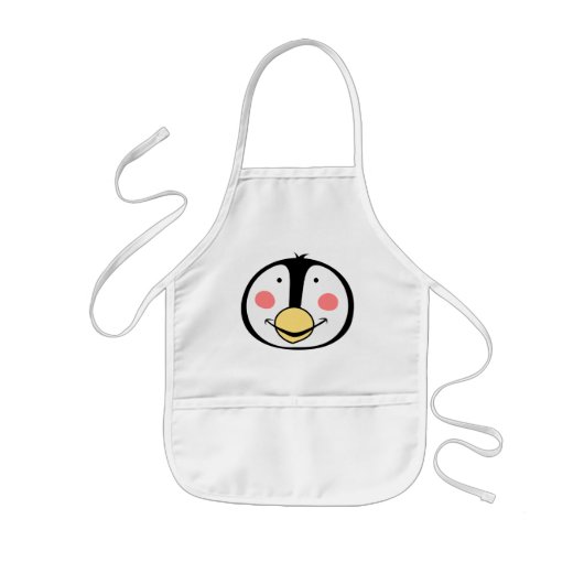 ペンギン 子供用エプロン (正面)