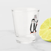 ペンギン-小グラス ショットグラス (左)