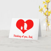 ペンギン: 幸せな父の日のパパおよびひよこ カード (黄色い花)