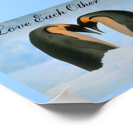 ペンギン – 愛し合うポスター ポスター (角)