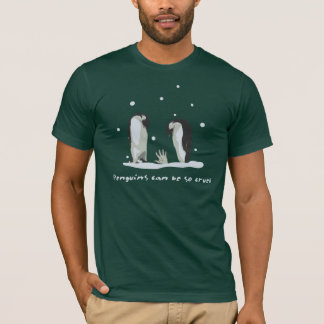 ペンギン(暗いティー) Tシャツ