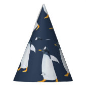 ペンギン:暗い水色(小) パーティーハット (左)
