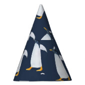ペンギン:暗い水色(小) パーティーハット (右)