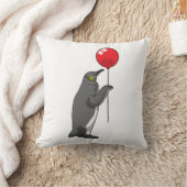 ペンギン（気球あり） クッション (ブランケット)