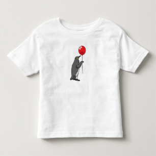 ペンギン(気球あり) トドラーTシャツ