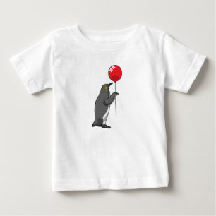 ペンギン(気球あり) ベビーTシャツ