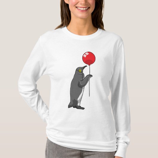 ペンギン(気球あり) Tシャツ (正面)