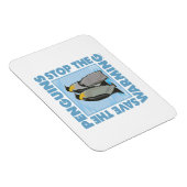 ペンギン・温暖化 マグネット (右側)