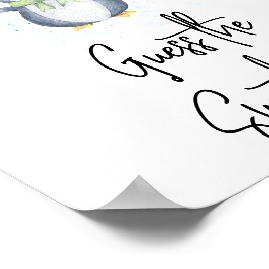 ペンギン – 甘い混乱を推測 ポスター (角)