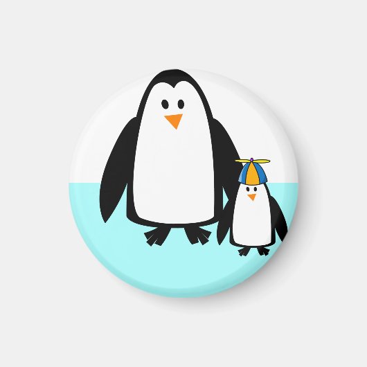 ペンギン, 自然, 動物 マグネット (正面)