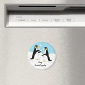 ペンギン、雪玉ジャグリング マグネット (インサイチュ (食洗機))