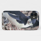 ペンギン 鳥 かわいい 動物 黒 白 水 Case-Mate iPhoneケース (裏面(横))