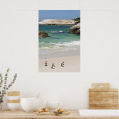 ペンギンat大きい石ビーチ、サイモンズタウン、サウス2 ポスター (キッチン)