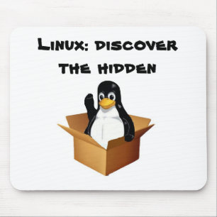 ペンギンbox1のコピー、Linux: 隠れる発見して下さい マウスパッド