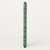 ペンギンFrenzy iPhone Xケース(緑) Case-Mate iPhoneケース (裏面/右)