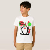 ペンギンIは3誕生日Tシャツとギフト Tシャツ (正面フル)