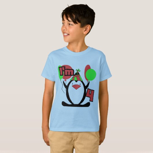 ペンギンIは4枚のTシャツとギフト Tシャツ (正面フル)