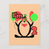 ペンギンI'm 2 T – シャツとギフト ポストカード (正面)