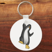 ペンギンlinux tuxイメージ キーホルダー (正面)