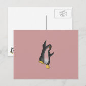 ペンギンlinux tuxイメージ ポストカード (正面/裏面)