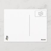 ペンギンlinux tuxイメージ ポストカード (裏面)