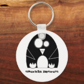 ペンギンNAUGHTYENGUINいけなさん キーホルダー (正面)