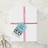 ペンギンPalsギフトパーソナライズされたラベル ギフトタグ (より糸付き)