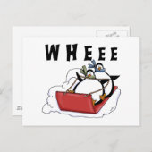 ペンギンTシャツとギフト ポストカード (正面/裏面)