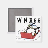 ペンギンTシャツとギフト マグネット (正面/裏面)