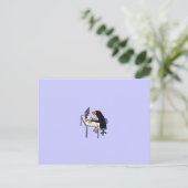 ペンギンtuxシステム管理者 ポストカード (スタンド正面)